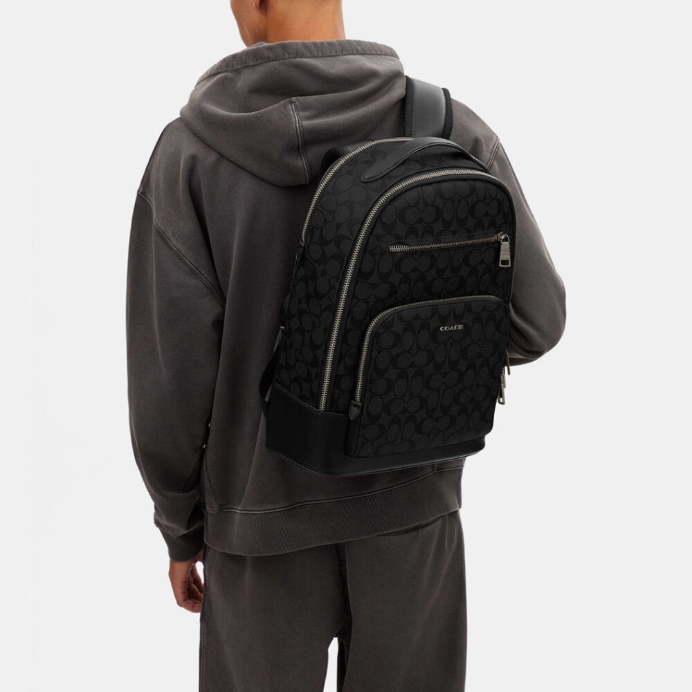 Ethan Backpack In Signature Canvas - Picture 3 of 3